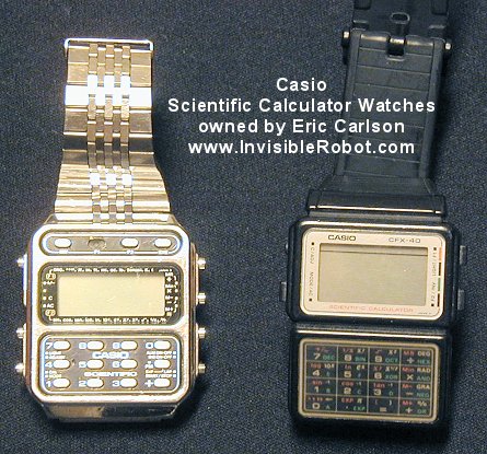 Casio watch scientific calculator top